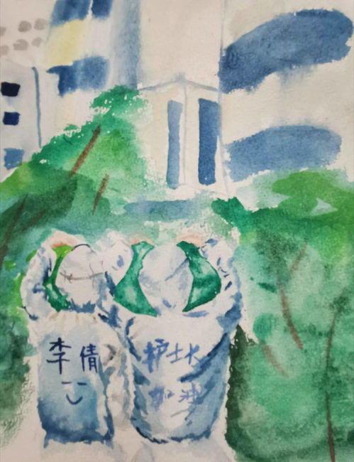巧手绘青春，艺术展风采——临平一中科技艺术节系列报道之美术类比赛现场纪实